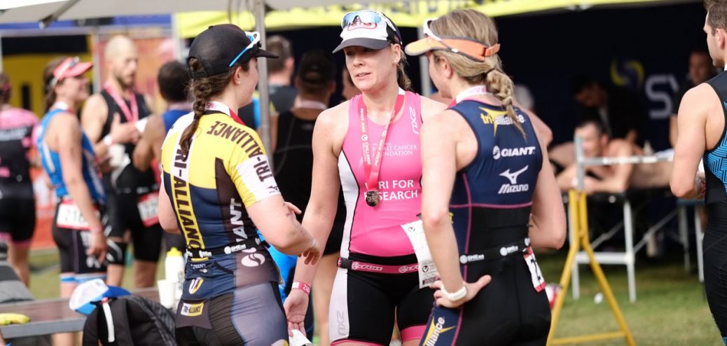 do you wear a sports bra with a tri suit