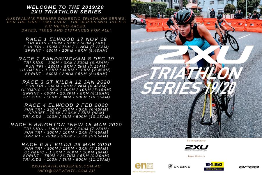 2XU TRIATHLON SERIES CALENDAR 19/20