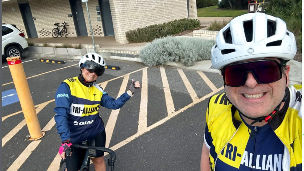 Tri Alliance squad athlete during training